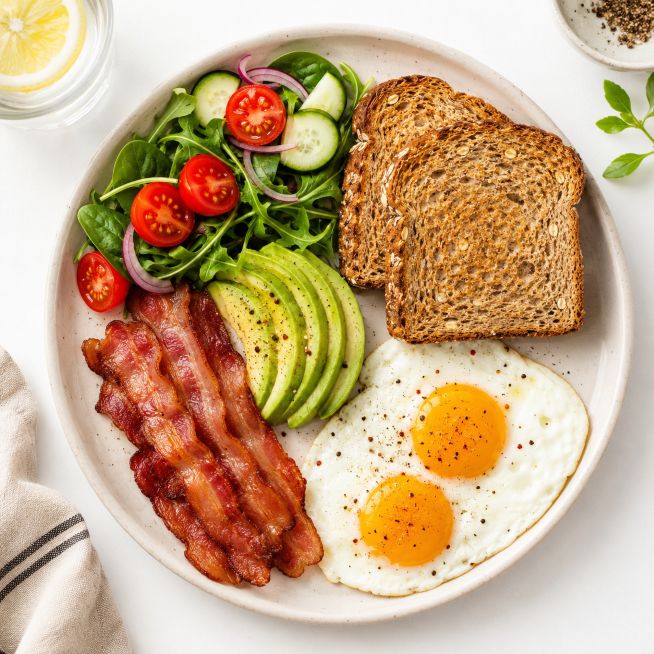 balanced breakfast plate